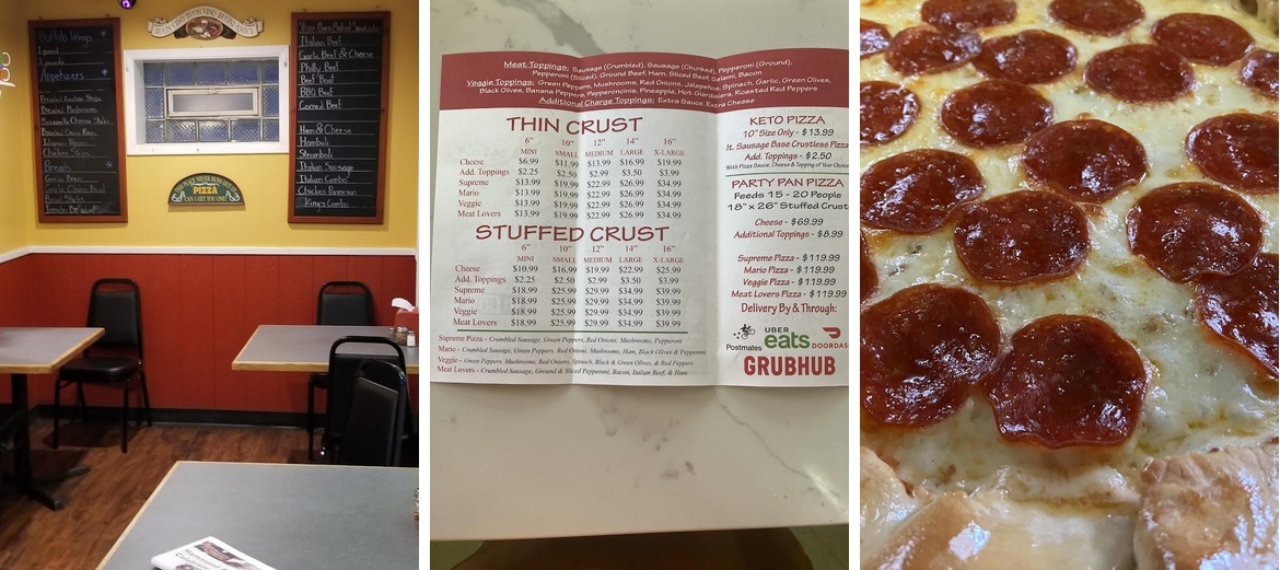 Key Pizza Menu